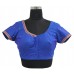 silk cotton emb blouse